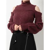 オープンショルダーニットTOP | EATME | 詳細画像27