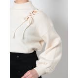 ショルダーレースアップニットTOP | EATME | 詳細画像29