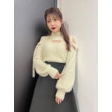ベルトオープンショルダーニットTOP | EATME | 詳細画像27