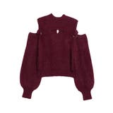 ベルトオープンショルダーニットTOP | EATME | 詳細画像42
