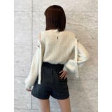 ベルトオープンショルダーニットTOP | EATME | 詳細画像6