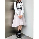 ハイネックブラウスレイヤードワンピース | EATME | 詳細画像3