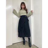 フレアラップティアードスカート | EATME | 詳細画像20 