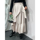 ピンク | フレアラップティアードスカート | EATME