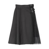 トリプルベルトチュールコンビフレアスカート | EATME | 詳細画像27