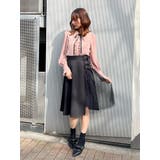 トリプルベルトチュールコンビフレアスカート | EATME | 詳細画像4