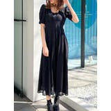 ブラック | Vネックレディワンピース | EATME