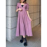 ピンク | Vネックレディワンピース | EATME