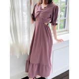 Vネックカットアウトロングワンピース | EATME | 詳細画像2