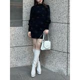 EMロゴニットスカート（セットアップ可能） | EATME | 詳細画像3 