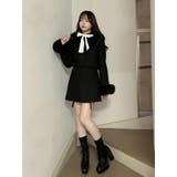 フェイクファーカラーショートジャケット（セットアップ可能） | EATME | 詳細画像15 