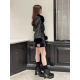 フェイクファーカラーショートジャケット（セットアップ可能） | EATME | 詳細画像17 