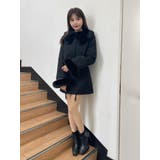 フェイクファーカラーショートジャケット（セットアップ可能） | EATME | 詳細画像22 