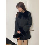 フェイクファーカラーショートジャケット（セットアップ可能） | EATME | 詳細画像24 