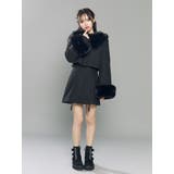 フェイクファーカラーショートジャケット（セットアップ可能） | EATME | 詳細画像3 