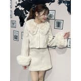 フェイクファーカラーショートジャケット（セットアップ可能） | EATME | 詳細画像30 