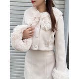 フェイクファーカラーショートジャケット（セットアップ可能） | EATME | 詳細画像46 