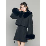 フェイクファーカラーショートジャケット（セットアップ可能） | EATME | 詳細画像5 