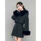 フェイクファーカラーショートジャケット（セットアップ可能） | EATME | 詳細画像6 