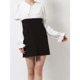 ブラック | BIGカラードッキングミニワンピース | EATME