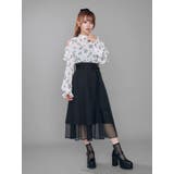 フリルリボンオープンショルダーブラウス | EATME | 詳細画像12 