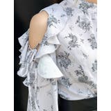 フリルリボンオープンショルダーブラウス | EATME | 詳細画像8 