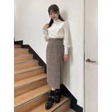 ピンデザインタイトスカート | EATME | 詳細画像7 