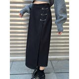 ブラック | ピンデザインタイトスカート | EATME