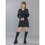 ダブルベルトサイドプリーツワンピース | EATME | 詳細画像11