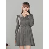 ダブルベルトサイドプリーツワンピース | EATME | 詳細画像19