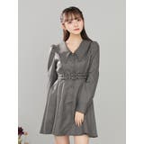 ダブルベルトサイドプリーツワンピース | EATME | 詳細画像20