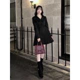 ダブルベルトサイドプリーツワンピース | EATME | 詳細画像21