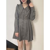 ダブルベルトサイドプリーツワンピース | EATME | 詳細画像25