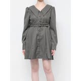 ダブルベルトサイドプリーツワンピース | EATME | 詳細画像49