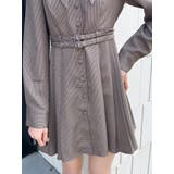 ダブルベルトサイドプリーツワンピース | EATME | 詳細画像5