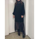 チュールドッキングニットワンピース | EATME | 詳細画像15