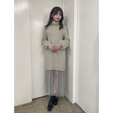 チュールドッキングニットワンピース | EATME | 詳細画像16