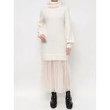 チュールドッキングニットワンピース | EATME | 詳細画像23