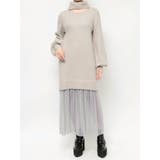 チュールドッキングニットワンピース | EATME | 詳細画像33