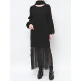 チュールドッキングニットワンピース | EATME | 詳細画像34