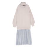 チュールドッキングニットワンピース | EATME | 詳細画像40