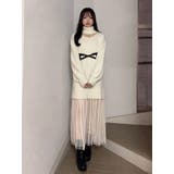 チュールドッキングニットワンピース | EATME | 詳細画像8