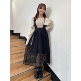 ブラック | レースプリーツジャンスカ | EATME