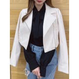 レースコンビフェイクレザーライダース | EATME | 詳細画像1