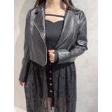 レースコンビフェイクレザーライダース | EATME | 詳細画像16