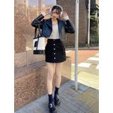 レースコンビフェイクレザーライダース | EATME | 詳細画像2