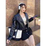 レースコンビフェイクレザーライダース | EATME | 詳細画像3