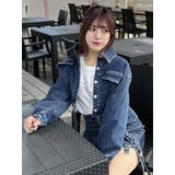 ガーターデザインデニムショートジャケット(セットアップ可能) | EATME | 詳細画像46