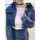 ガーターデザインデニムショートジャケット(セットアップ可能) | EATME | 詳細画像5