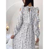 カットショルダーオリジナル柄ワンピース | EATME | 詳細画像15